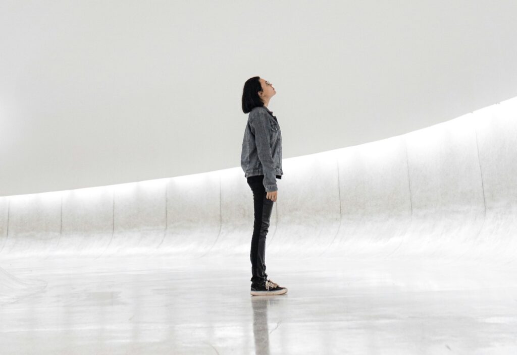 Core beliefs in psychosis: new insights from a systematic review A person gazing up at something out of shot