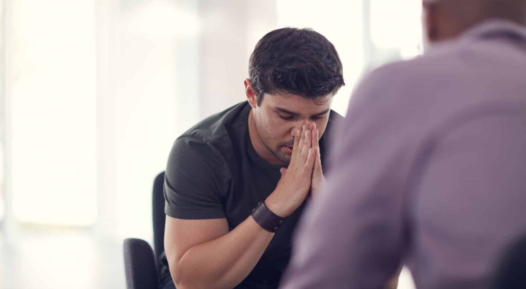 How to Help Someone in Denial of Mental Illness man not wanting help